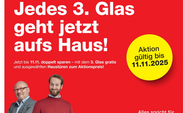 Internorm: 3. Glas geht jetzt aufs Haus!