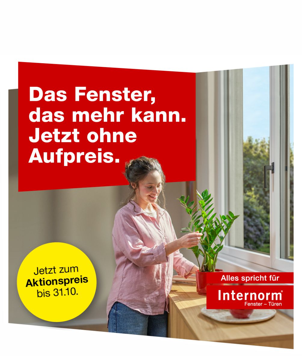 Das Fenster, das mehr kann. Jetzt ohne Aufpreis.